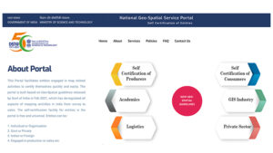 Geospatial self certification portal launched