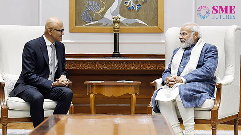 PM Modi meets Satya Nadella