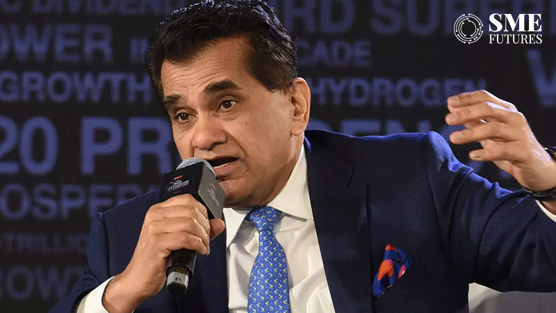 Amitabh Kant in Mumbai tech week speaking on economy