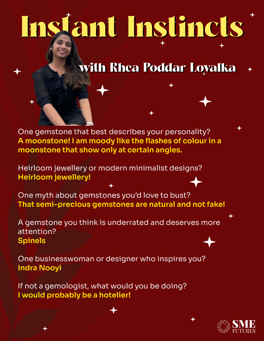 Rapid fire with Rhea Poddar Loyalka Gemologist